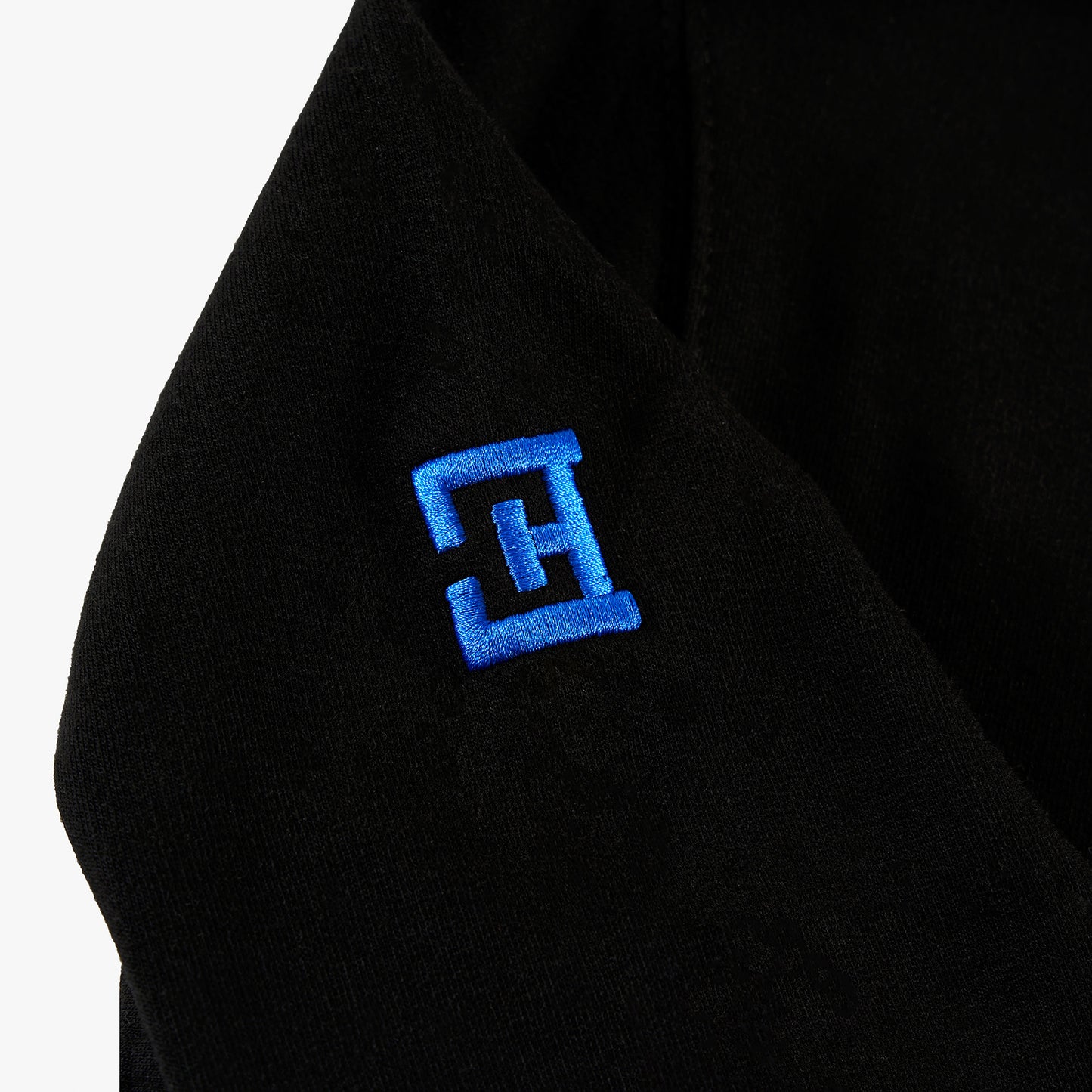 Signature Embroidered Sweatshirt – Black/Blue