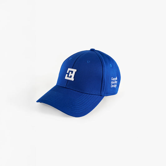 Signature Embroidered Baseball Cap – Blue/White