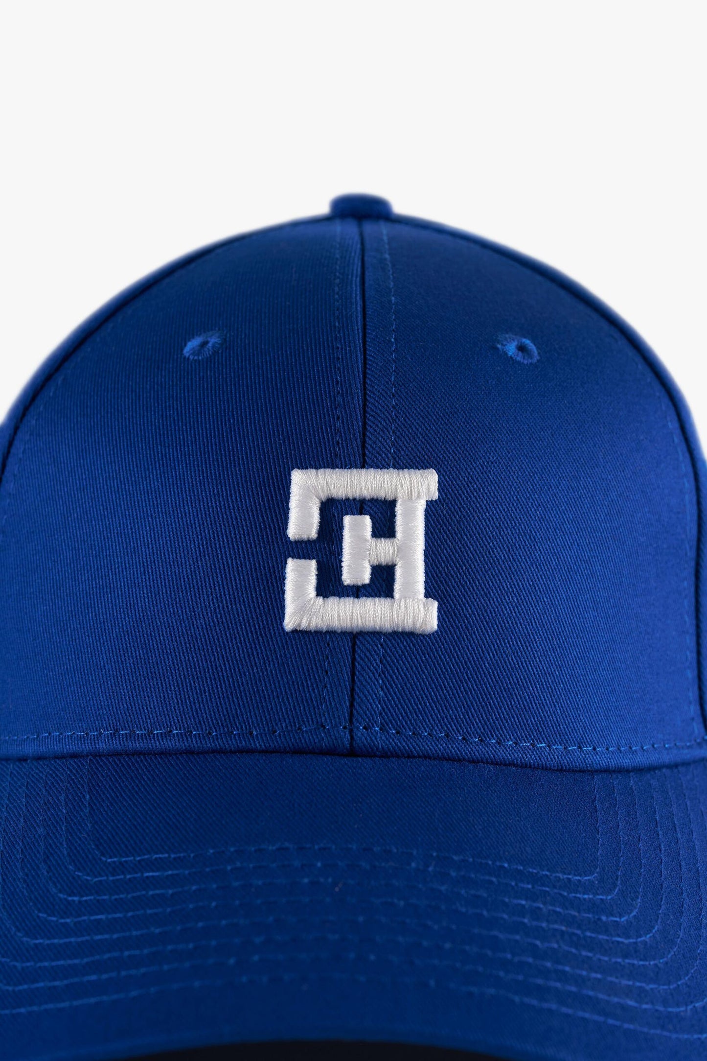 Signature Embroidered Baseball Cap – Blue/White