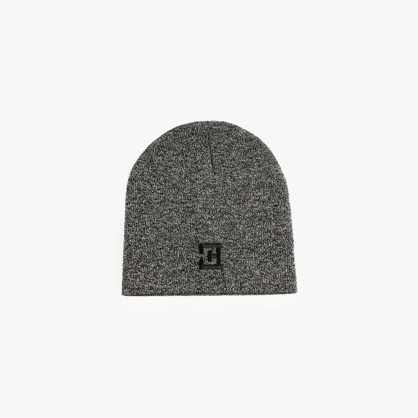 Signature Logo Embroidered Beanie – Gray