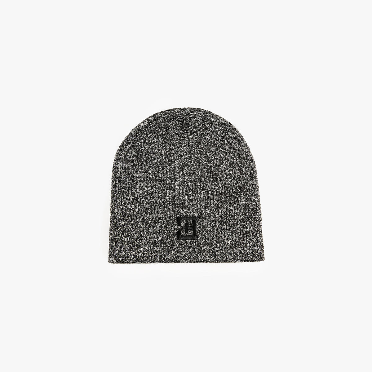 Signature Logo Embroidered Beanie – Gray