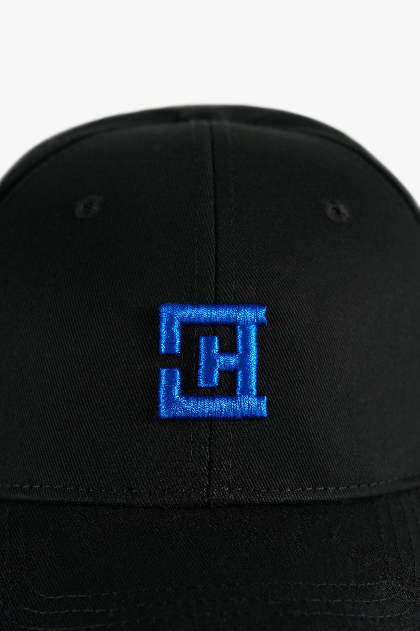 Signature Embroidered Baseball Cap – Black/Blue