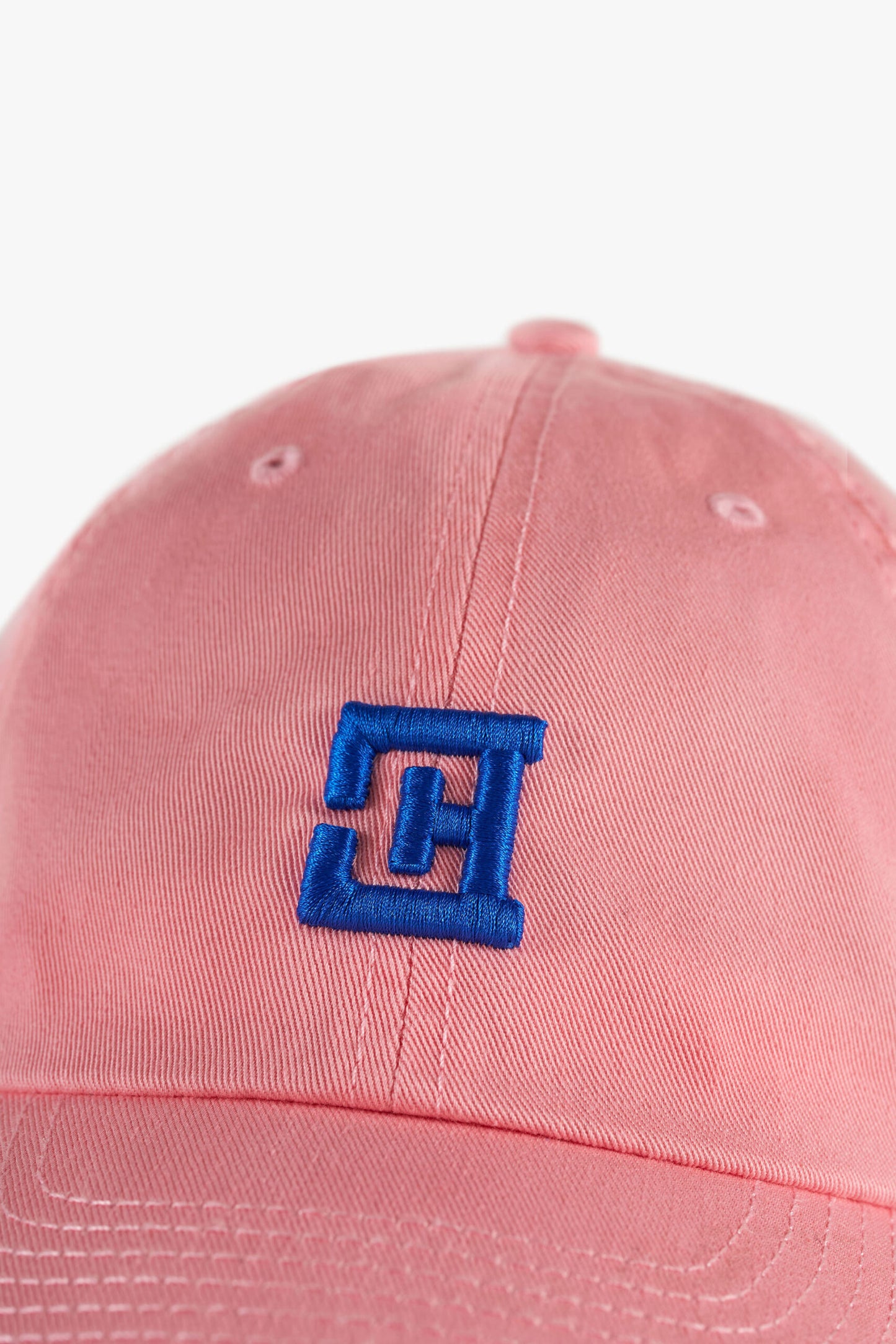 Signature Embroidered Baseball Cap – Pink/Blue