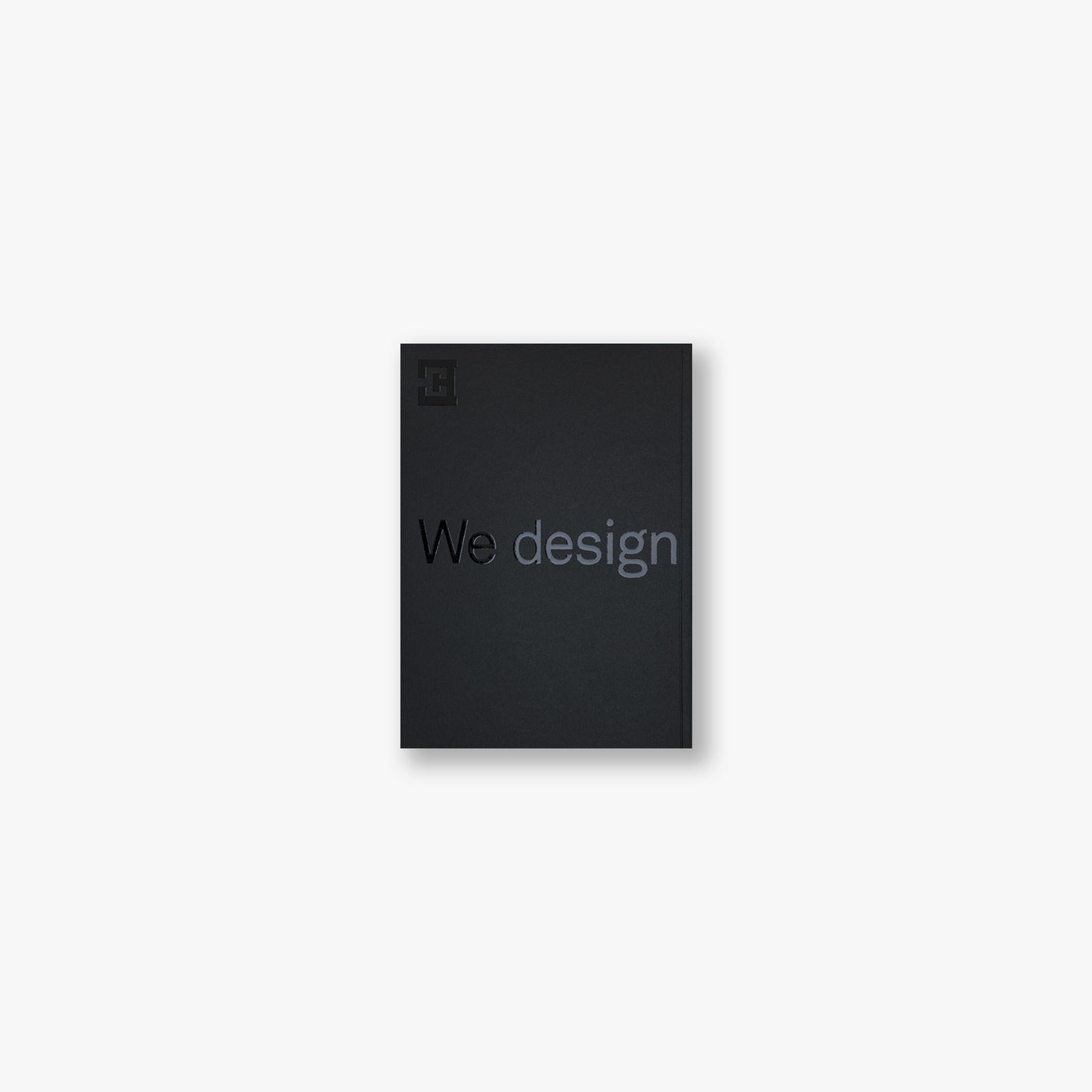 "We Design" Studio Sketchbook – Matte Black