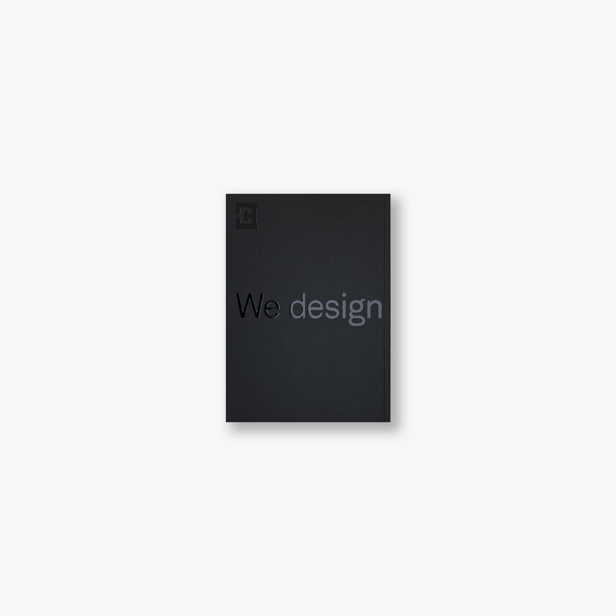 "We Design" Studio Sketchbook – Matte Black