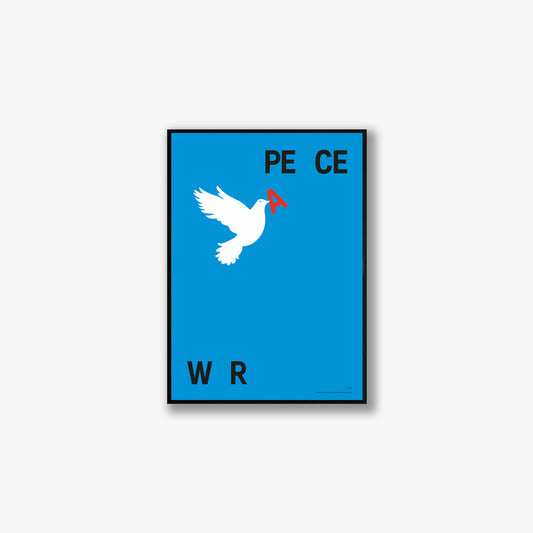 “Peace&War” Original Silkscreen Poster by Armando Milani